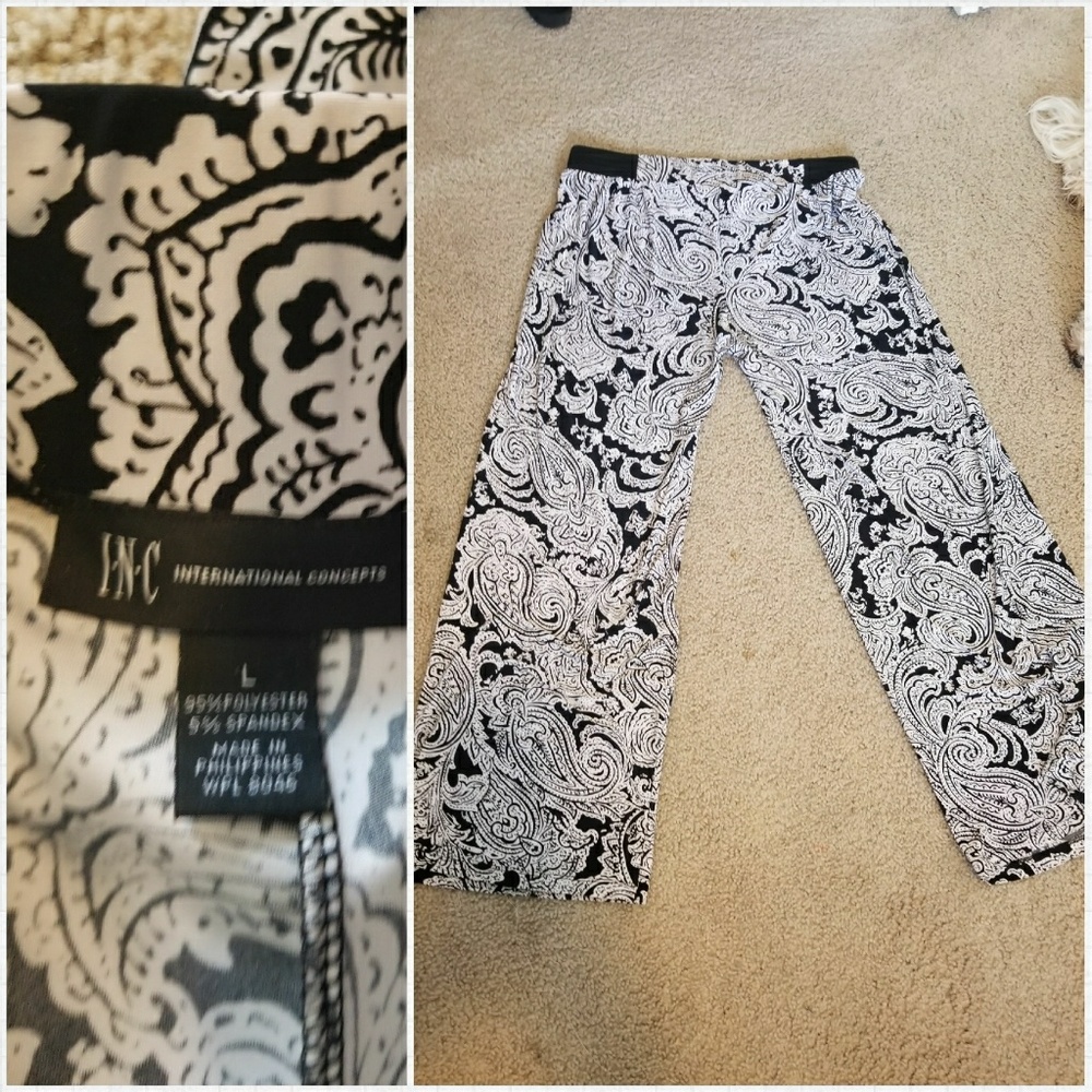 INC wide leg pantd